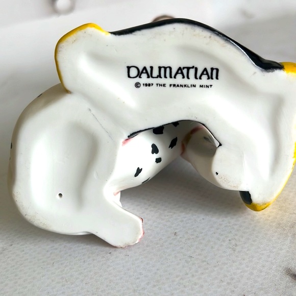Franklin Mint 1987 Dalmatian Ceramic Figurine - Picture 5 of 5